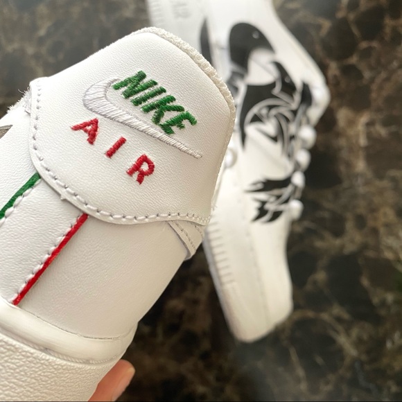 Nike Custom Mexico Air Force 1s - Picture 3 of 12